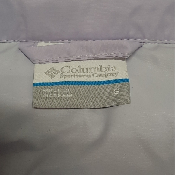 COLUMBIA (Women's Small) Lightweight Windbreaker Jacket Lavender Purple - Picture 6 of 7